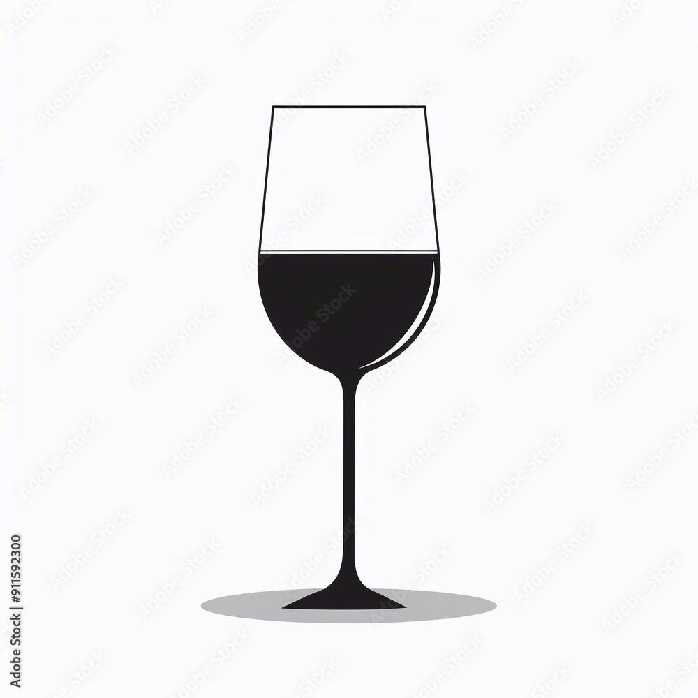 Glass of wine icon isolated on white background Glass of wine icon isolated on white background