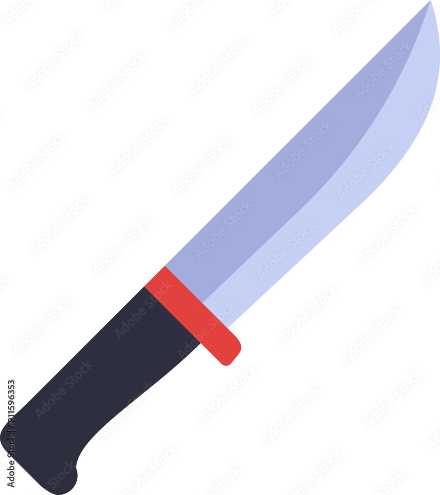 Knife icon. Weapon symbol. Flat style. Knife icon. Weapon symbol. Flat style.