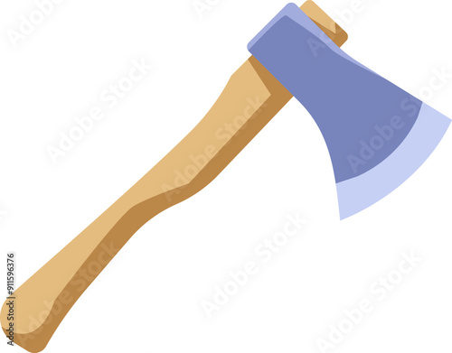 Axe icon. Weapon symbol. Flat style.