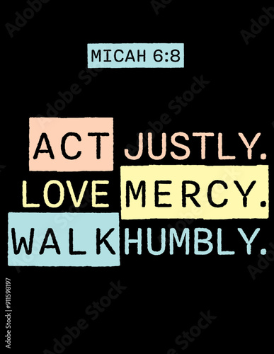 MICAH 6 8 VECTOR