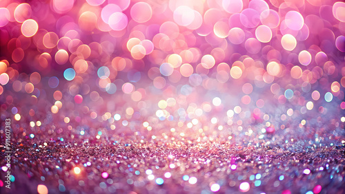 Pink Scattered Landscape Light Spot Crystals Sand Powder Background Image