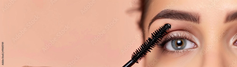 Obraz premium make up cosmetics application