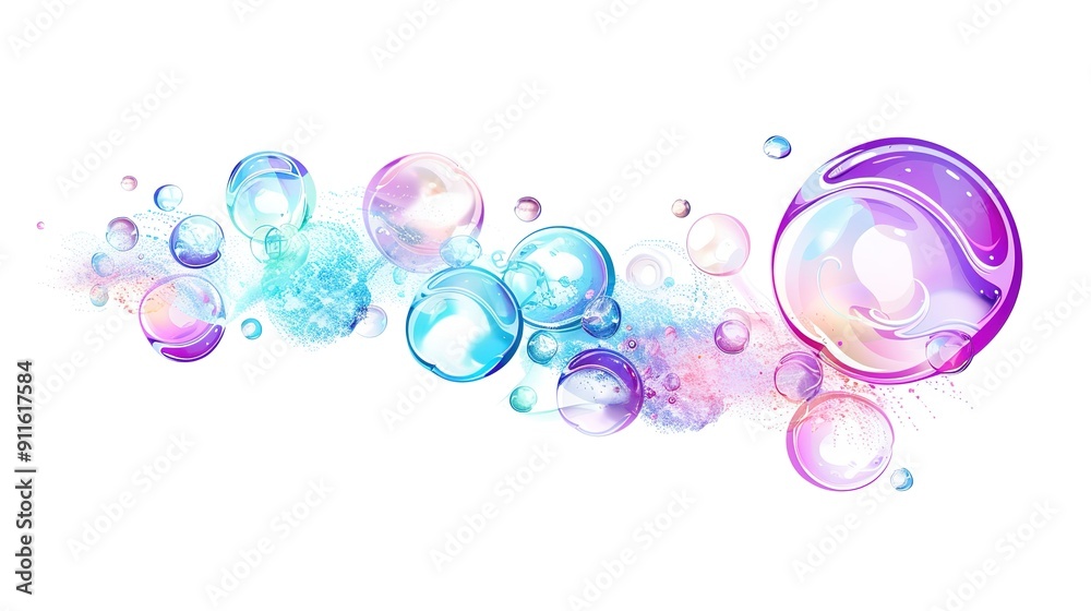 Bubble icon isolated on white background. Soap bubbles, suds and foam icon. Abstract illustration. Bubble icon isolated on white background. Soap bubbles, suds and foam icon. Abstract illustration.