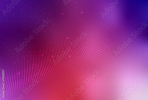 Light Pink, Red vector Abstract illustration with colored bubbles in nature style.