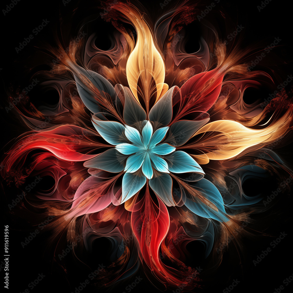 abstract flower abstract flower