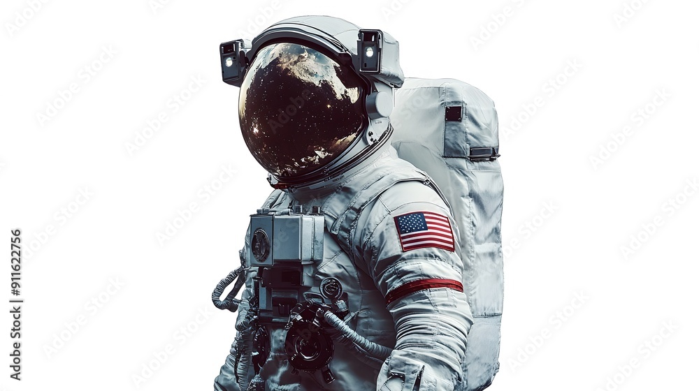 Png astronaut backpack sticker, 3D rendering, transparent background Png astronaut backpack sticker, 3D rendering, transparent background