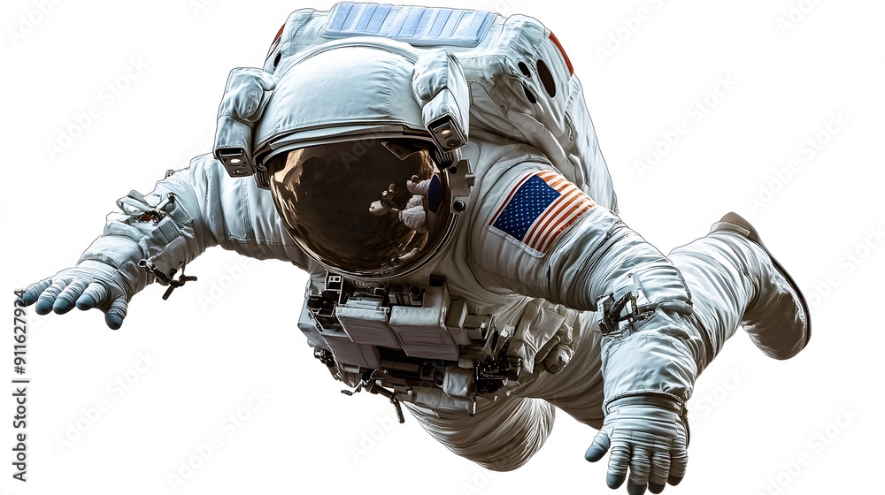 Png astronaut training sticker, 3D rendering, transparent background Png astronaut training sticker, 3D rendering, transparent background