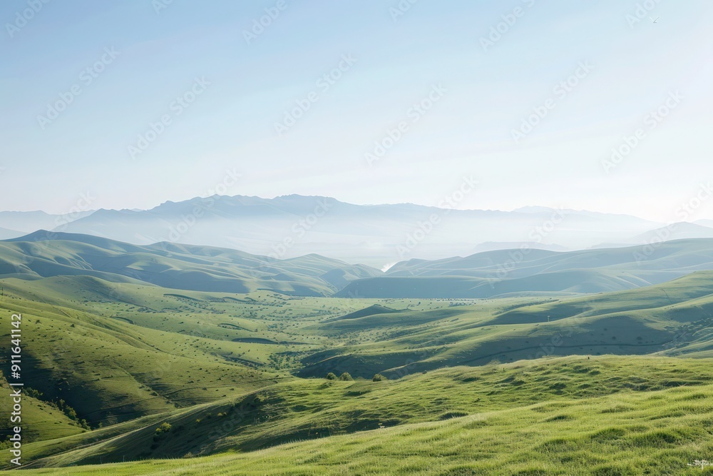 Fototapeta premium landscape with mountains
