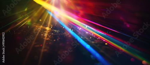 prism light leak colorful photo