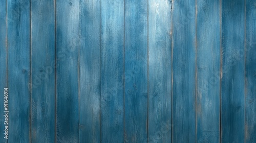 Blue Wooden Planks Background Texture