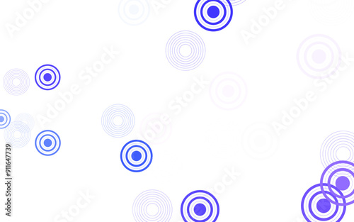 Light Purple vector pattern with spheres.