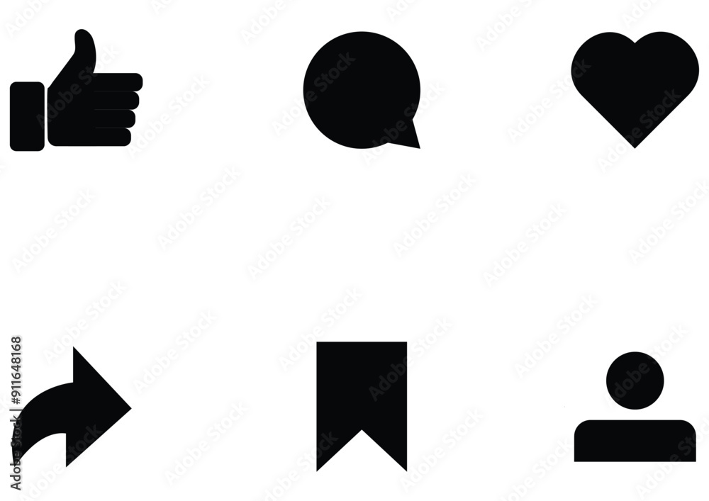 social media icons set for web and apps social media icons set for web and apps
