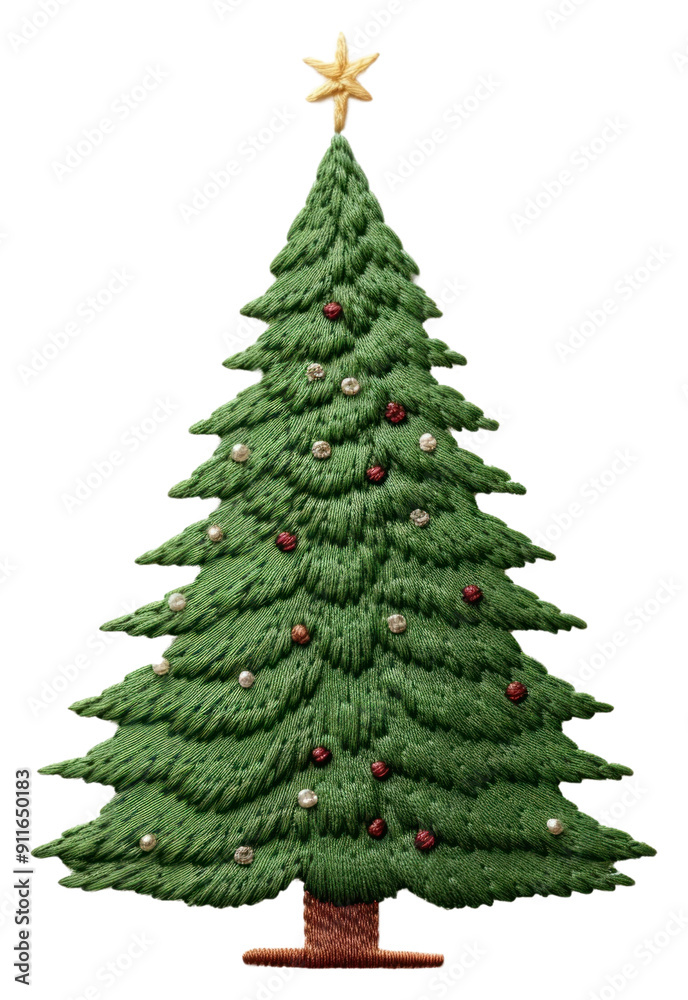 PNG A christmas tree embroidery nature plant pine. PNG A christmas tree embroidery nature plant pine.
