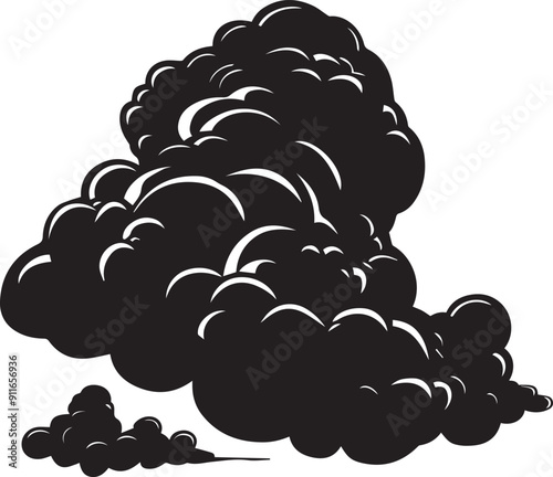 Clouds Silhuette vector