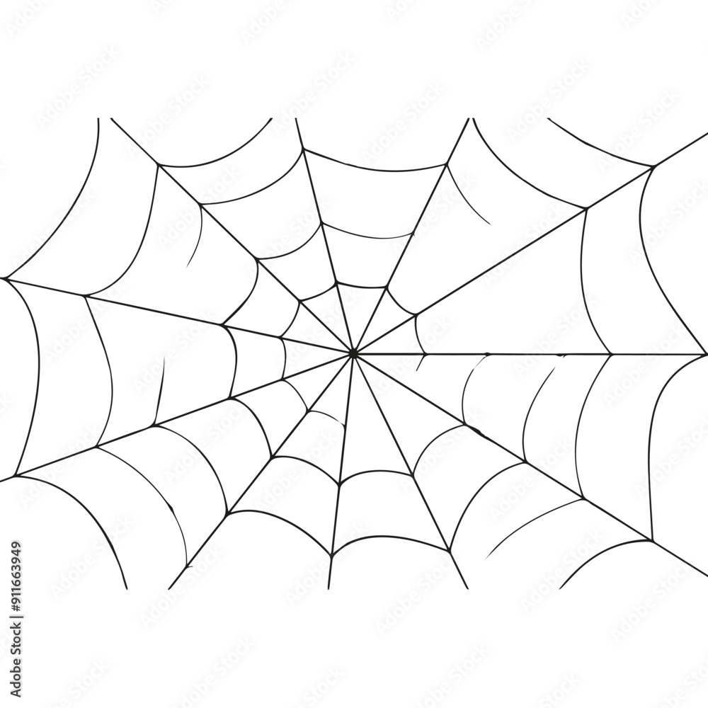 Fototapeta premium Spider Web Background Icon