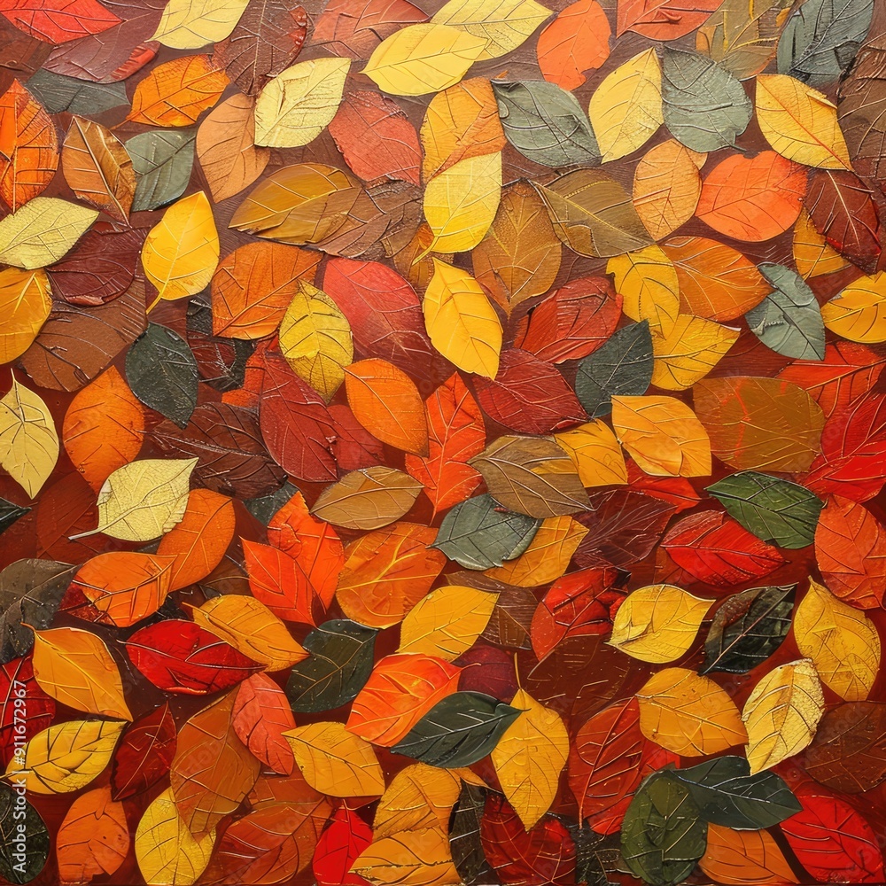 Bright autumn leaves of different colors. Bright autumn leaves of different colors.