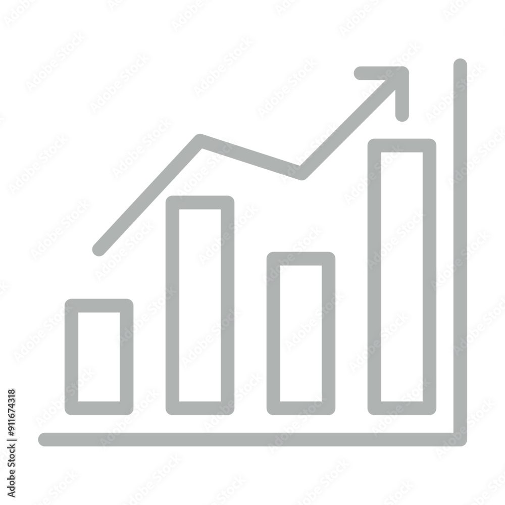 Test Metrics Vector Line Grey Icon Design Test Metrics Vector Line Grey Icon Design