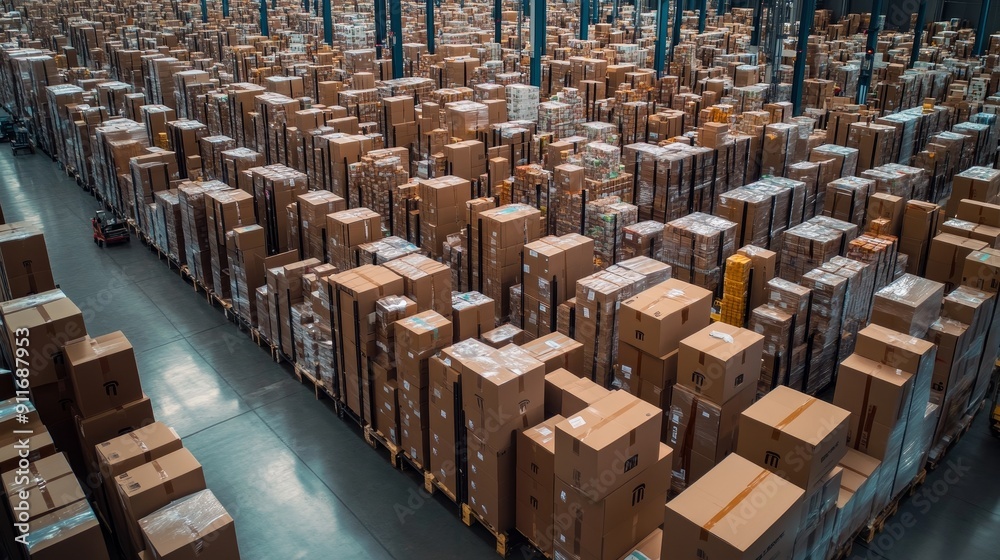 stock organized of warehouse. Parcel and ecommerce concept stock organized of warehouse. Parcel and ecommerce concept