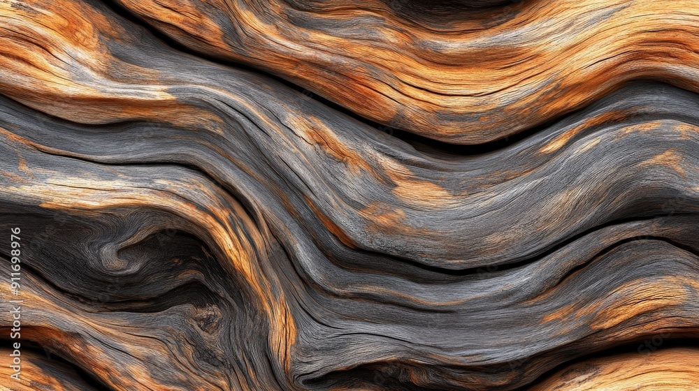 Driftwood texture with intricate patterns and natural variations, showcasing weathered wood with smooth, organic lines and rich, earthy tones Driftwood texture with intricate patterns and natural variations, showcasing weathered wood with smooth, organic lines and rich, earthy tones