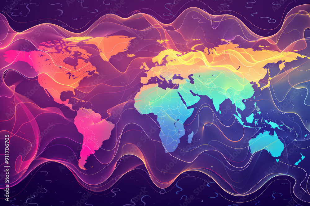 Exploring Innovative Thermal Patterns Through Vibrant Heat Map Visualization Techniques Across Global Landscapes