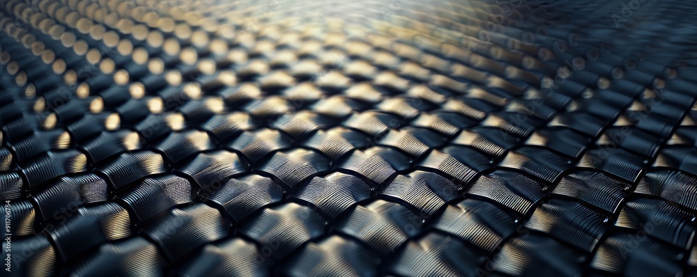 Fototapeta premium Carbon Fiber Weave Texture Background, 4K hyperrealistic photo