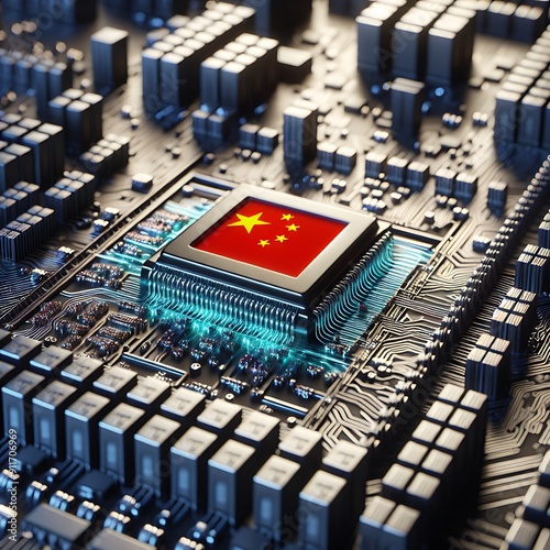 The Microchip Battlefield: China, Taiwan, Korea, and USA's Struggle for Technological Supremacy. Generative AI.