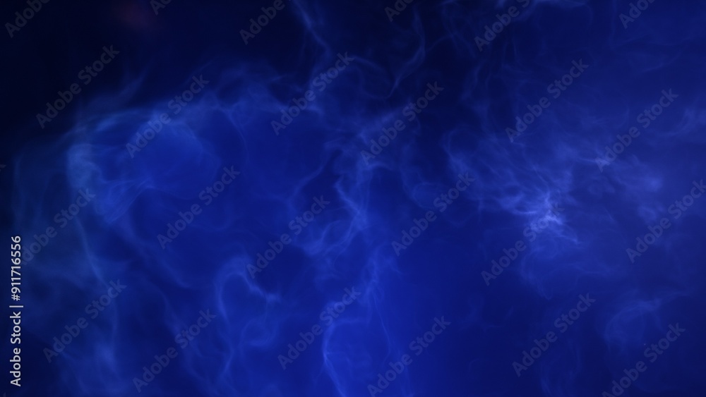 A blue space background with stars and a galaxy A blue space background with stars and a galaxy