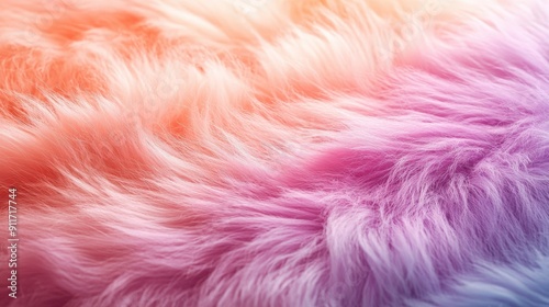 Elegant pastel fur background with a soft and fluffy texture, creating a serene and inviting visual effect with gentle color transitions