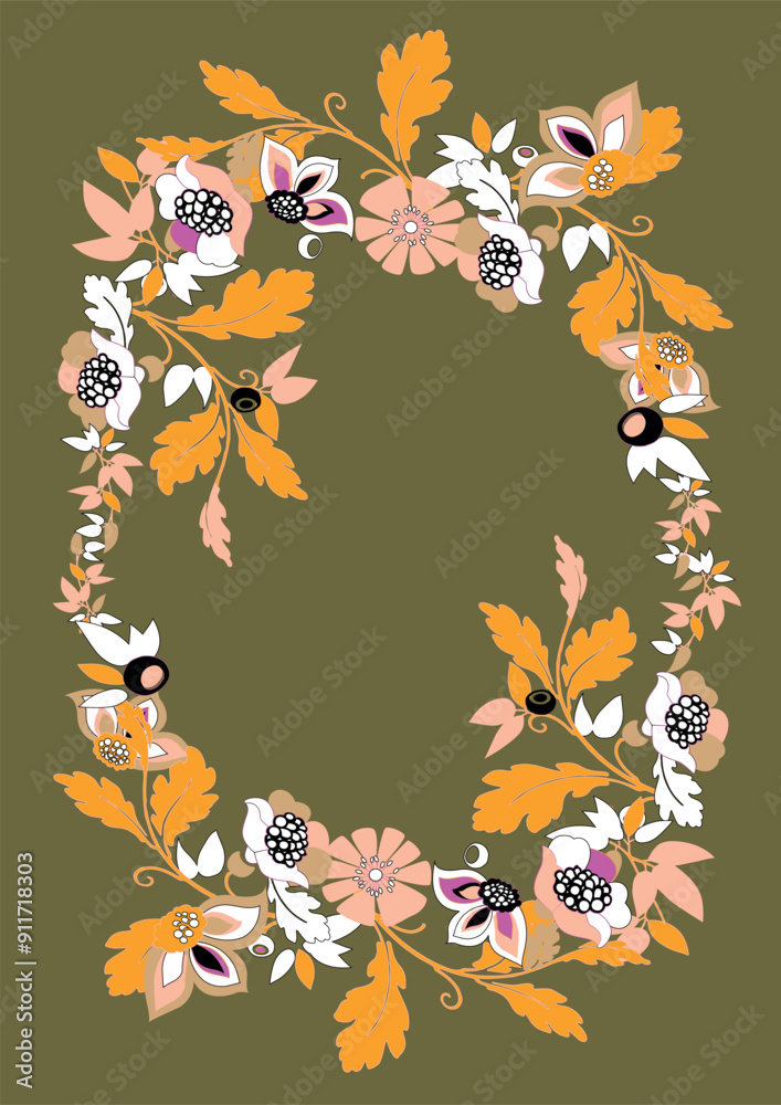 Obraz premium Flowers frame
