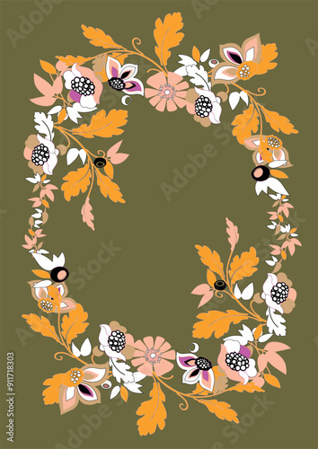 Flowers frame