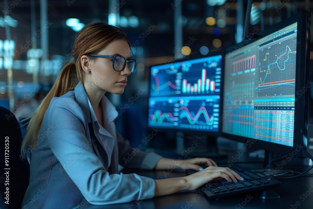 people work in the office