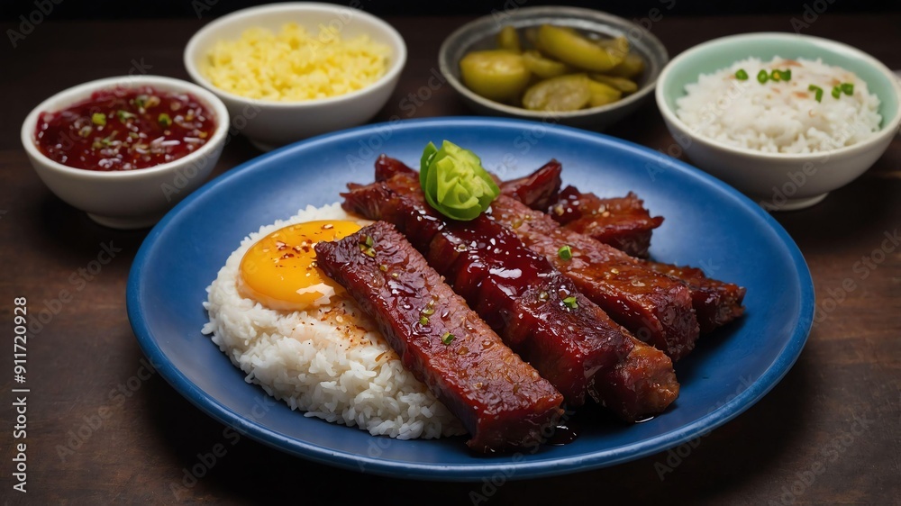 filipino style tocino with vinegar silog art .jpeg filipino style tocino with vinegar silog art .jpeg