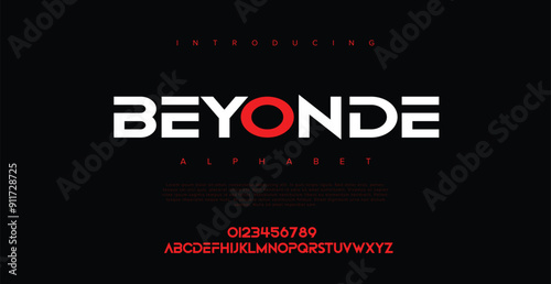Beyonde clean modern elegant typography