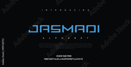 Jasmadi sleek sophisticated minimal font design