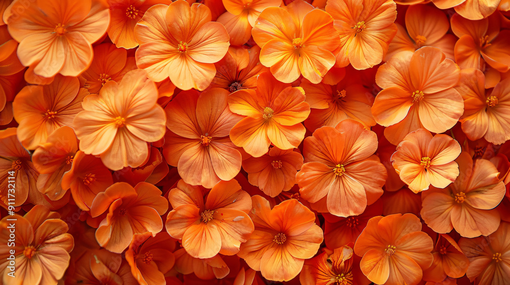 Obraz premium Orange flowers background