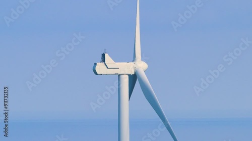 Generator of a large wind turbine  photo