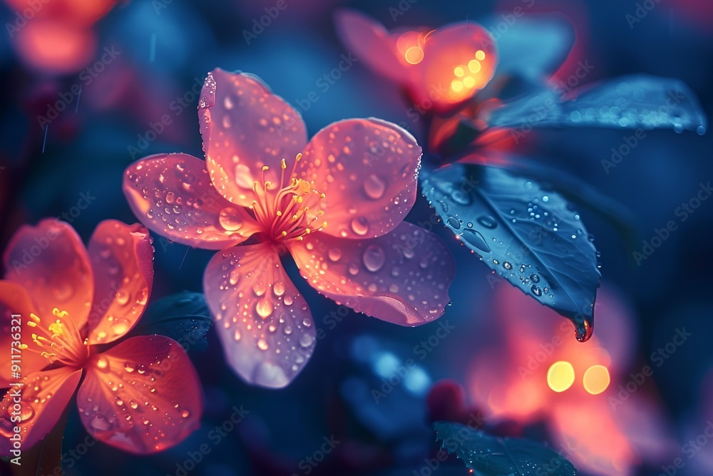 a close up of pink and colorful flowers. a close up of pink and colorful flowers.