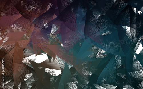 Light Blue, Red vector texture with abstract forms.