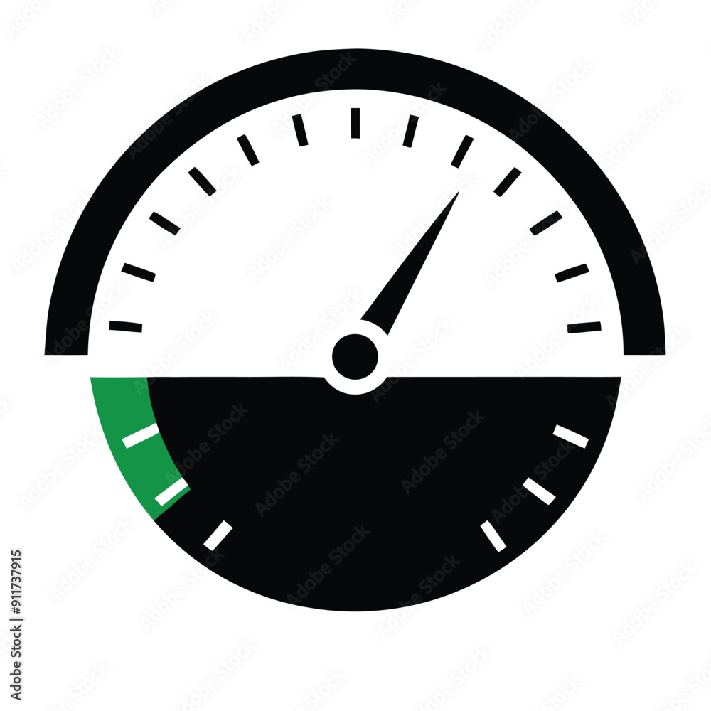Speedometer icon vector illustration Speedometer icon vector illustration