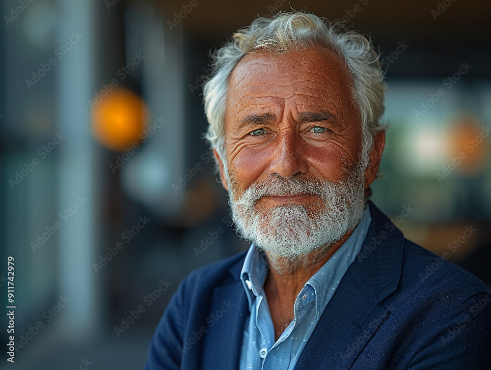Portrait of senior businessman Portrait of senior businessman