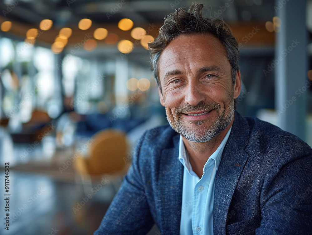 Fototapeta premium Portrait of senior businessman