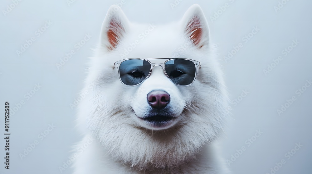 サングラスをかけた犬 サングラスをかけた犬