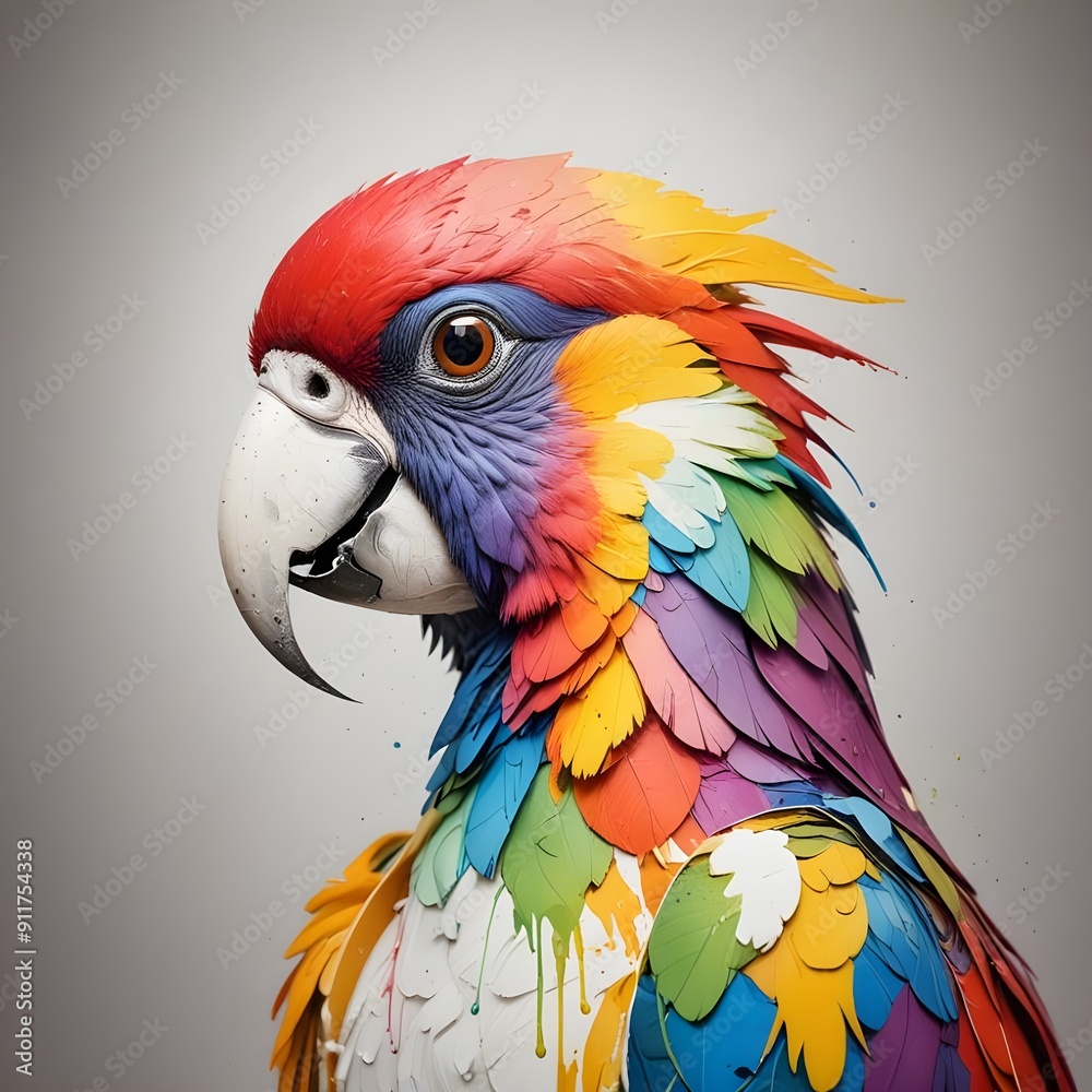Obraz premium portrait of a parrot