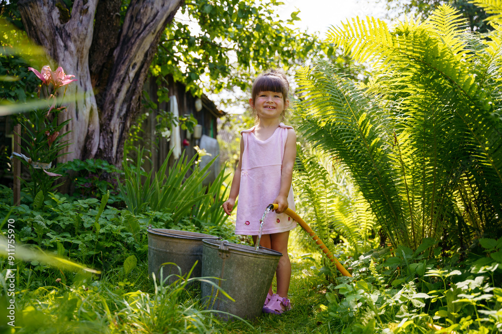 Child at the garden Child at the garden