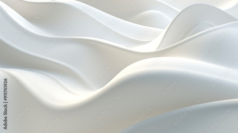 Obraz premium Abstract wavy background. 3d illustration.