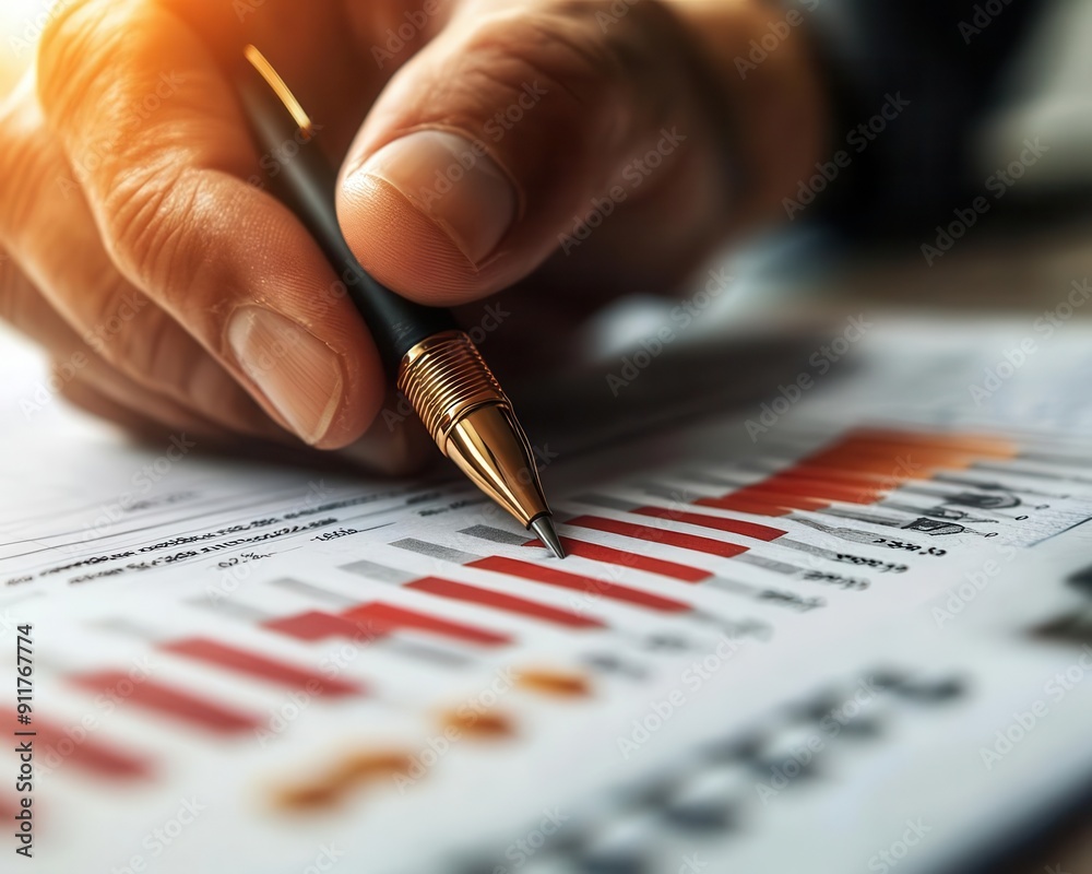 Financial growth chart, vibrant colors, graphs and charts, close-up, informative Financial growth chart, vibrant colors, graphs and charts, close-up, informative