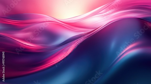 Wallpaper Mural Ornate and balanced background for IT with a futuristic style, featuring a smooth gradient of hot pink, purple, and teal Torontodigital.ca