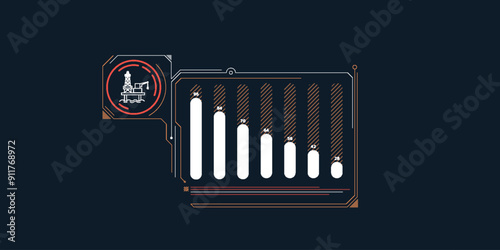 The dynamics of the decline in offshore oil production in laconic infographics.
