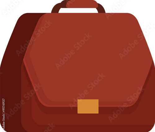 Classic leather briefcase, symbolizing professionalism and organization in the business world