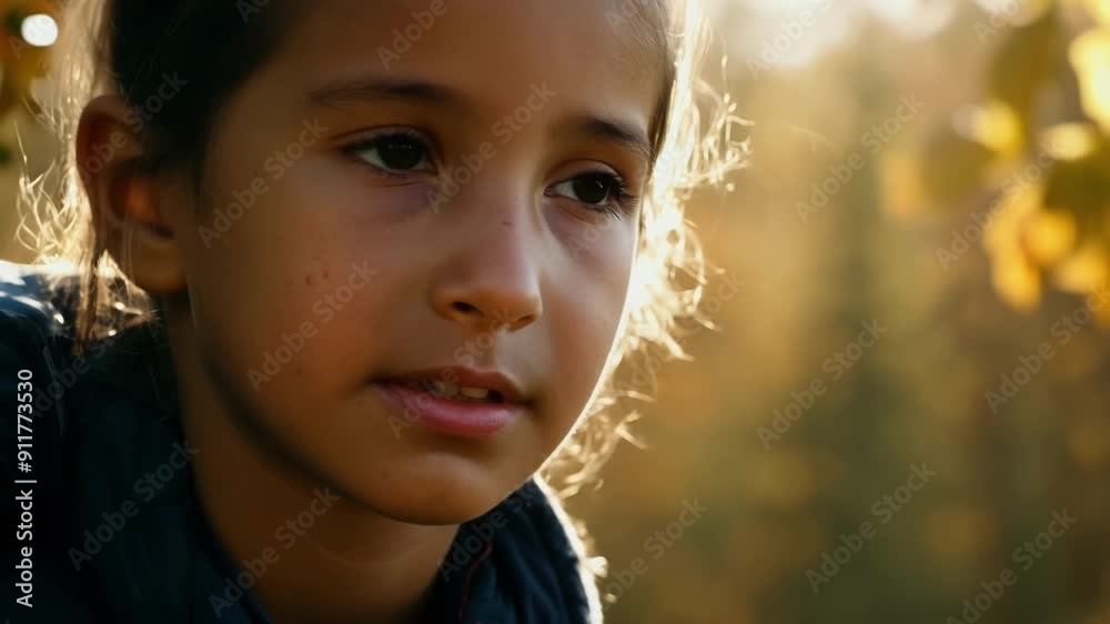 A shot of the rangers face as they talk to a group of children about the importance of respecting nature. A shot of the rangers face as they talk to a group of children about the importance of respecting nature.